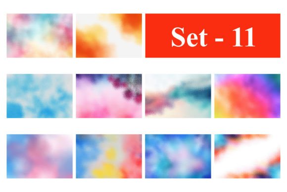 Download Colorful Texture with Watercolor Stains - Texture Collection