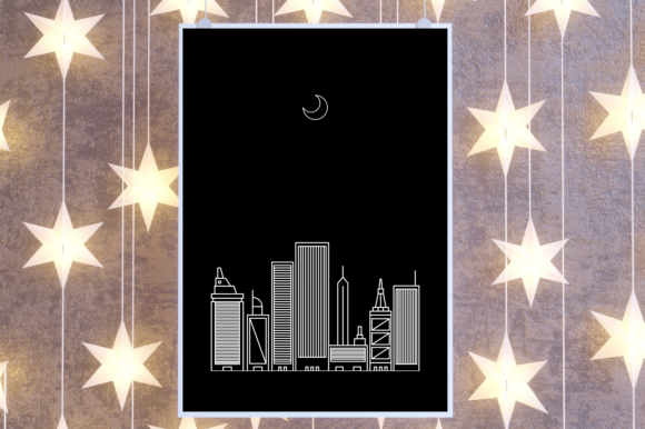 Download City at Night Minimalist Wall Art - Minimalist wall art Collection
