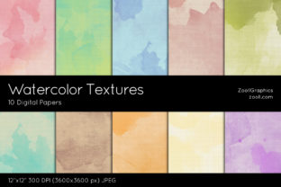 Download Watercolor Textures Digital Papers - Texture Collection