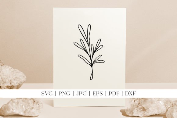 Download Laurel Leaf Line Art | Cute Botanicals - Leaf line art Collection