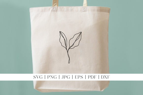 Download Leaf Line Art | Simple Leaves on Branch - Leaf line art Collection