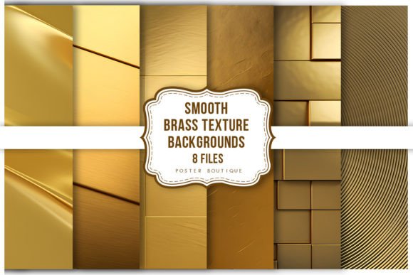 Download Smooth Brass Texture Backgrounds Pack - Texture Collection